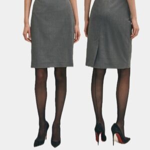 Elegant Gray Women's Skirt